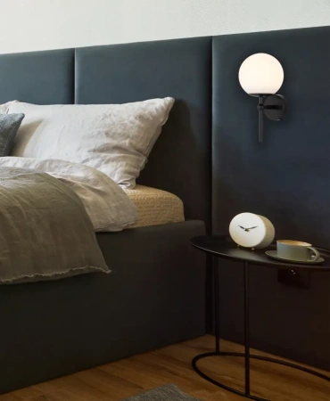 Wall light ETERNA 1 E27 H30 IP44 BKOP